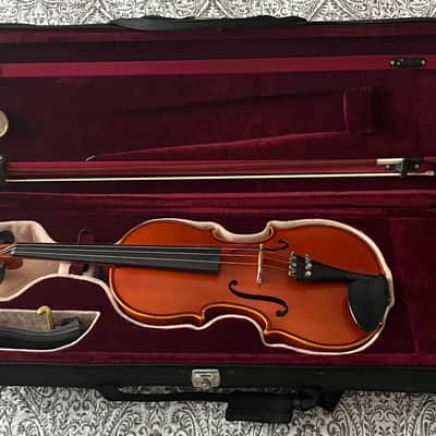 H. Luger CV500 3/4-4/4 Violin mid-90s - Light Brown/Ombre Orange image 1