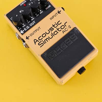 Boss AC-2 Acoustic Simulator (Silver Label) 1997 - 2006 - Yellow image 2