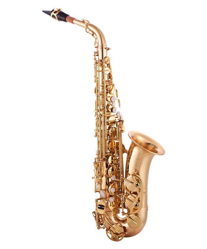 John Packer JP041 Key of Eb Alto Saxophone w/Pocketed Case, Mouthpiece, Cap, Ligature, Sling & Reed image 1