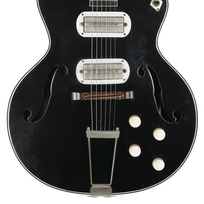 1960 Silvertone H-63 Espanada Black image 2