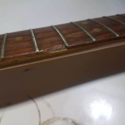 1966 FENDER MUSTANG LEFT HAND NECK USA - smells like KURT image 4
