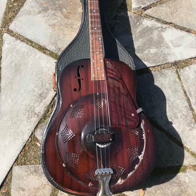 1937 National Triolian Resophonic Steel body Tenor image 2