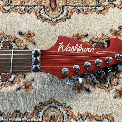 Washburn N2 Nuno Bettencourt 2000s - Paduak Stain image 7