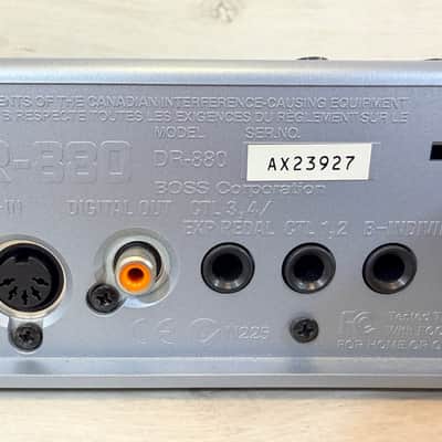 Boss DR-880 Dr. Rhythm Drum Machine w/ Original Box, Manual & Power Supply image 5