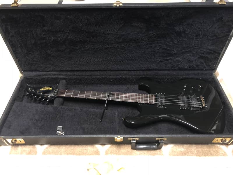 Kramer Pacer Carrera 1983 all Black, Patent Pending logo, Serial number is C2001 image 1