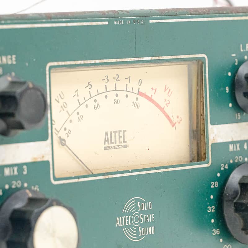 Altec 1592A Vintage 5-Channel Mic Pre / Mono Mixer – Solid State