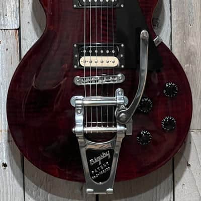 Sweet 2013 Gibson Les Paul Studio Deluxe II Wine Red, Upgraded Bigsby OHSC image 4