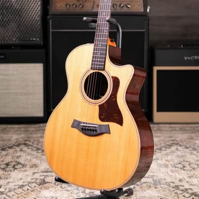 Taylor 414ce Studio Grand Auditorium Acoustic/Electric Guitar - Natural with Gig Bag image 12