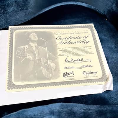 EPIPHONE USA TEXAN FT-79 1964 PAUL MCCARTNEY LTD EDITION 2005 2005 image 7