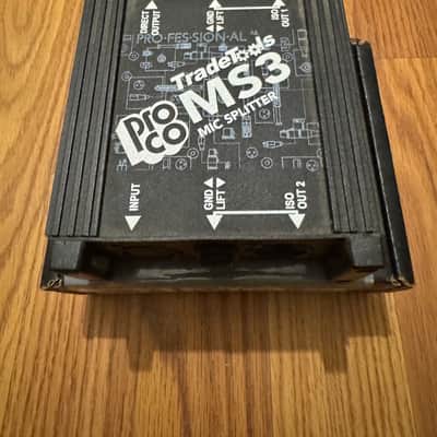 ProCo MS-3 Mic Splitter - Black Powder Coat image 1
