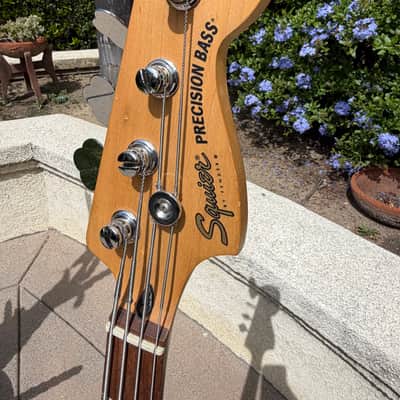 2002 Squier Standard Precision Bass Special P/J – 3-Color Sunburst - String-Through image 22