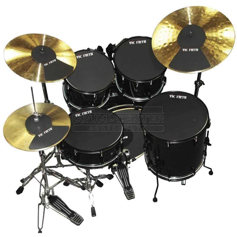 Vic Firth Drum Mute Prepack 4 10, 12, 14, 14, 22, HH, Cym (2) image 1