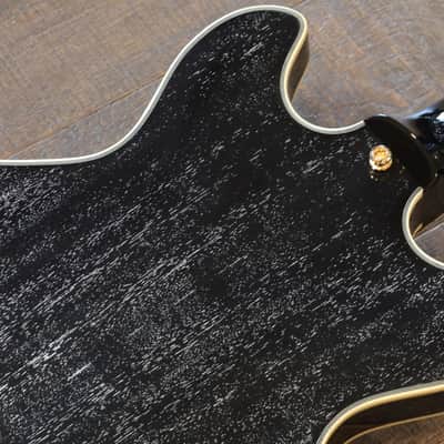 2021 D’Angelico Excel Mini DC Semi-Hollow Electric Guitar Black Dog + OHSC image 14