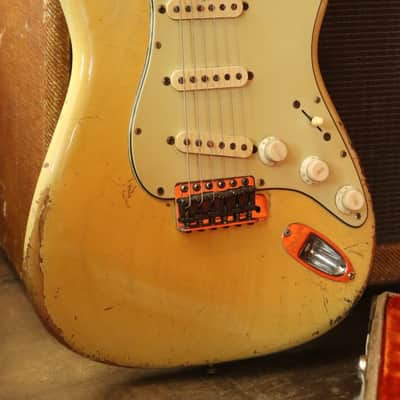 Fender Stratocaster 1960 Original Ash Blonde White image 11