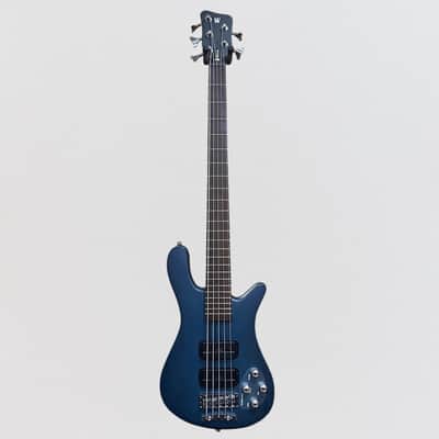 Warwick Rockbass Streamer Standard 5 String Electric Bass Guitar - Ocean Blue image 10