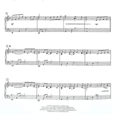 Mary, Did You Know - Piano Solo Sheet Music Bild 2