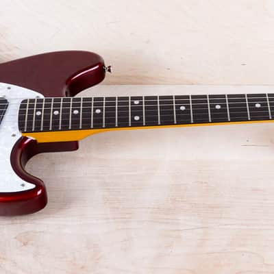 Fender MG-69 MH Mustang '69 Reissue MIJ 2010 Candy Apple Red with Matching Headstock Japan w/ Bag image 2