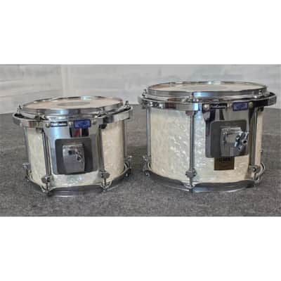 Used GMS 5pc Drum Set White Marine Pearl - Fair image 9
