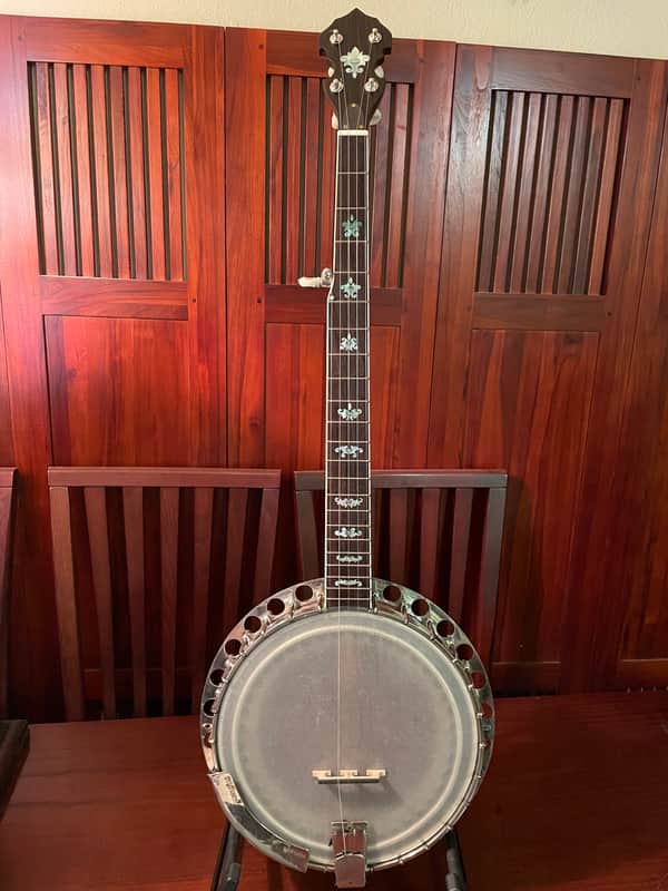 Stromberg Marimba Brazilian Rosewood Five Resonator Banjo Conversion w/ Original Tenor Neck Circa 1925 image 1