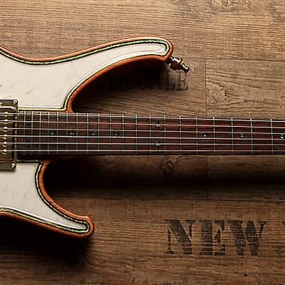 Insane custom shop artwork Zerberus Gorgonized Nemesis genuine Italian White Carrara Marble Top #001 image 4