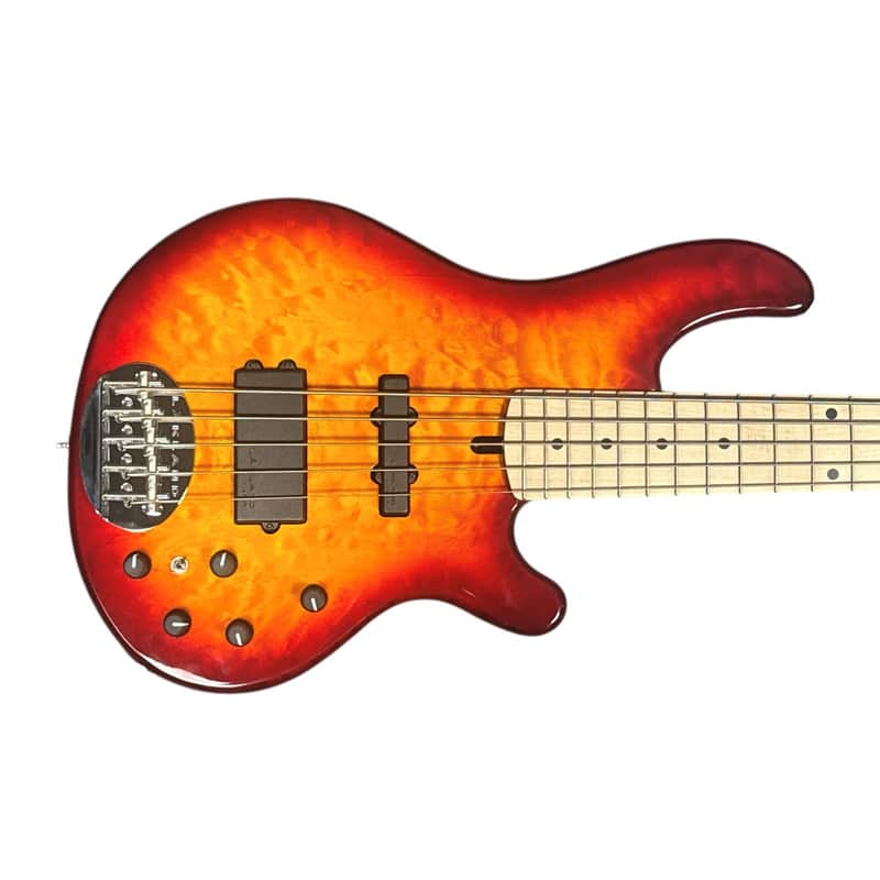 Lakland Skyline 55-02 Deluxe, Honey Burst Quilt Maple Top / Maple COSMETIC FLAWS, B-STOCK *IN STOCK* image 1