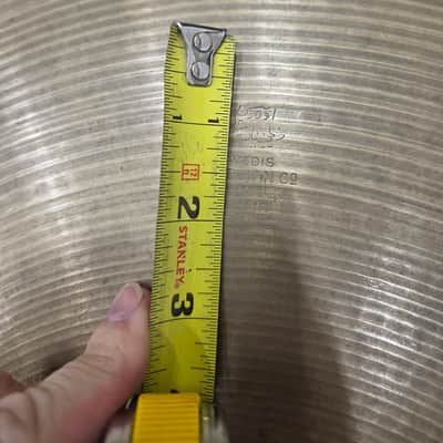 A. Zildjian 20" 60s Stamp Mini Cup Ride Cymbal - Traditional - Edge Nicked (245-22) image 6
