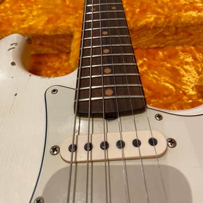 Fender Custom Shop ’59 Stratocaster Heavy Relic – 2020 – Aged Olympic White image 4