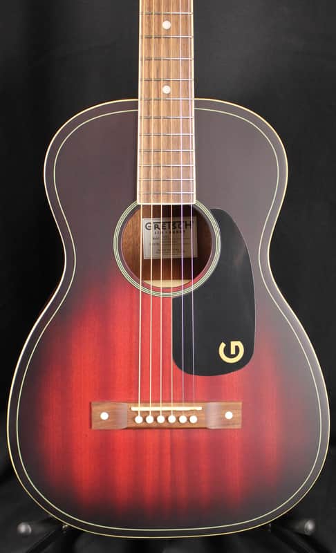 Gretsch Jim Dandy Parlor Acoustic Guitar Deep Cherry Burst image 1