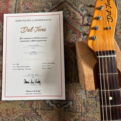 Deltone Tele Style w/ P90s & Duesenberg Trem – Lake Placid Blue (2021) image 2