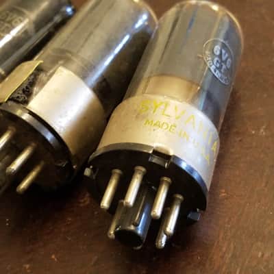 Raytheon etc. ONE (1) 6V6GT Beam Power AT1000 TESTED Vacuum Tubes greyglass metal base 6V6 Audio 1940-1946 image 4