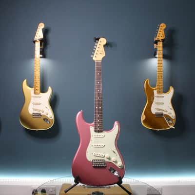 Fender CS Masterbuilt 63 Stratocaster Closet Classic by Greg Fessler 2015 - Burgundy Mist image 1