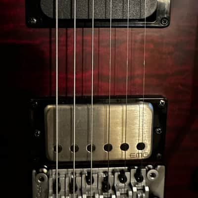 Schecter C-1 Platinum FR S Sustainiac 2017 - 2021 - Crimson Red Burst Satin image 5