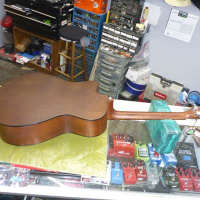 Yamaha HUA 100 URBAN Acoustic w/Fishman Humbucking Sound Hole Pickup : Crowned & Dressed Frets Pickup 2010's - Tobacco Brown Sunburst image 14