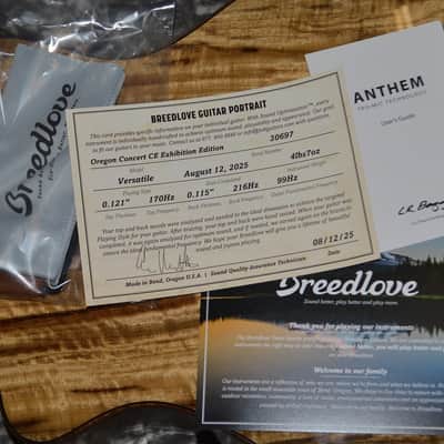 Breedlove Oregon Concert ce Exhibition Limited 2025 - Gloss Lacquer image 11