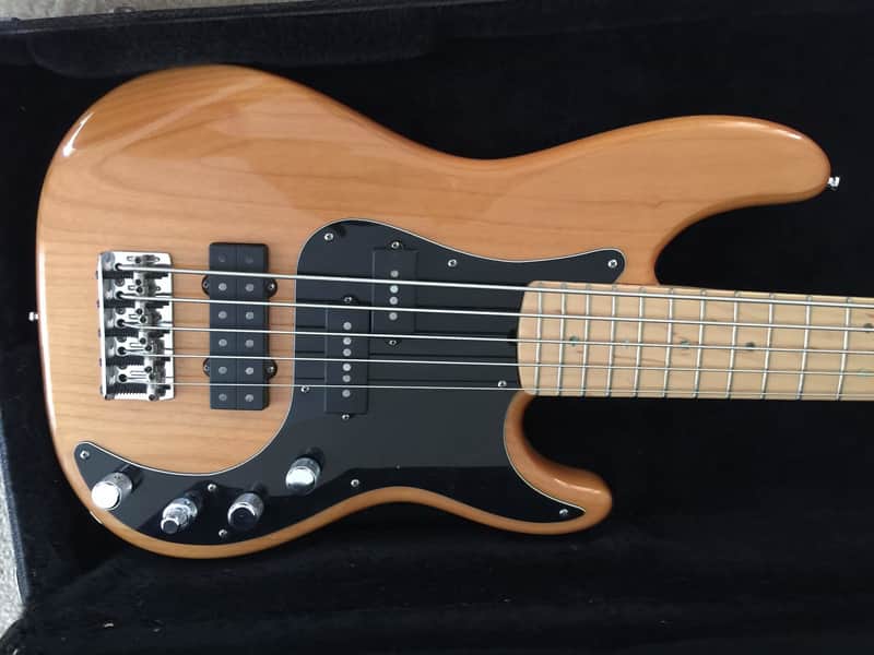 Fender American Deluxe Precision Bass V 5 string 2005 Natural