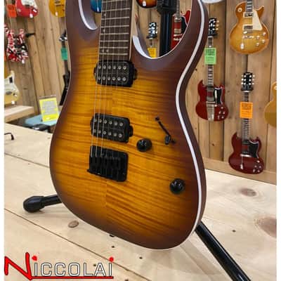 Ibanez RGA42FMDEF Dragon Eye Burst Flat image 9