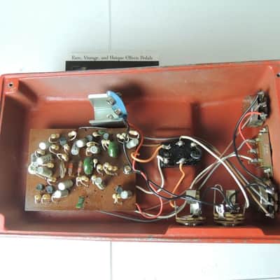 Vintage Univox Super Fuzz Effects Pedal Original Orange Made in Japan Shin Ei image 9