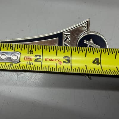 Kay Headstock Logo 60s Vintage badge nameplate image 3