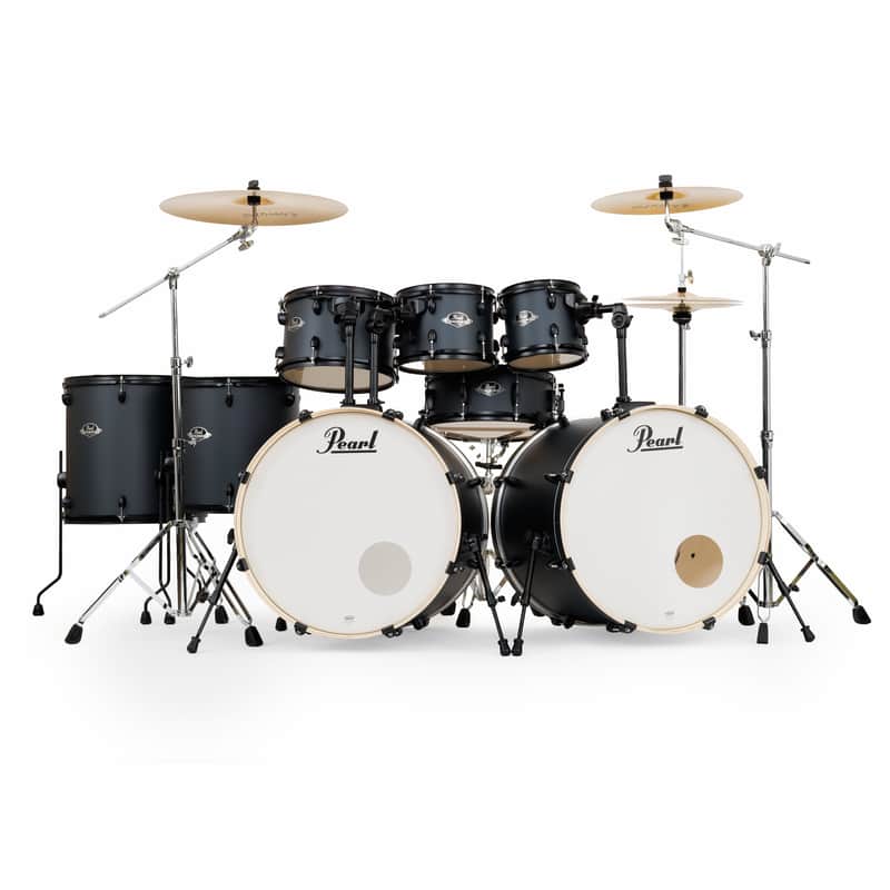 Pearl EXX728SPNB866- Pearl Export Limited Edition EXX Double Bass 8 Piece Complete Set ( Graphic Slate ) image 1