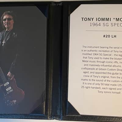Gibson Custom Shop “Monkey SG” Tony Iommi Aged & Signed Left-Handed LH Only 25 Made Lefty image 4