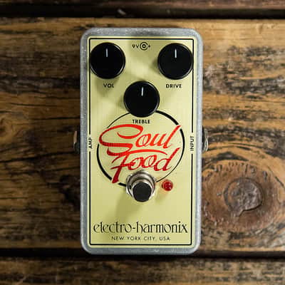 Electro-Harmonix Soul Food Transparent Overdrive Guitar Pedal image 2