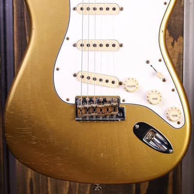 Fender Custom Shop Postmodern Stratocaster Journeyman Relic, Aged Aztec Gold image 1