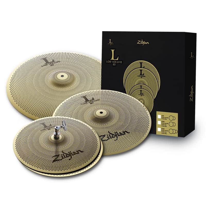 Zildjian LV468-Low Volume L80 Cymbal Pack-14,16,18' image 1