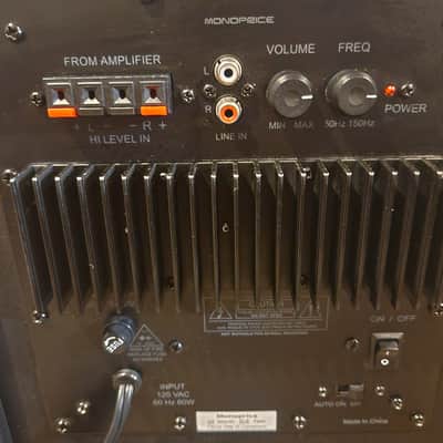 Monoprice Monoprice 60-Watt Powered Subwoofer 2019 image 5