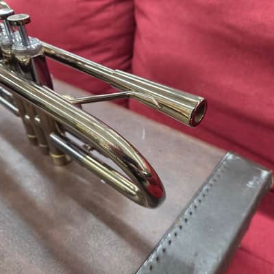 Monette Style Trumpet ( Copy) Refinished - Smoke Black Brass image 15
