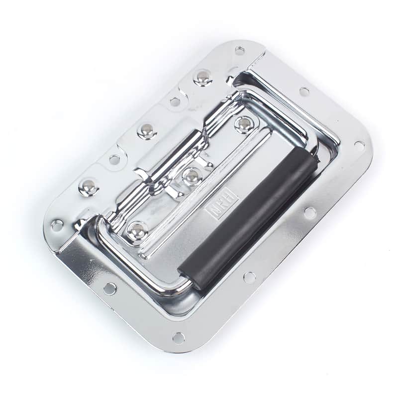 Heavy Duty metal handle and plate for Amplifier or Guitar Road Rack touring Case image 1