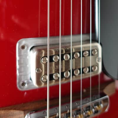 Gretsch G6131T Power Jet 2011 - Firebird Red w/ Bigsby + TV Jones Power'Tron Plus + TV Jones T90 image 3