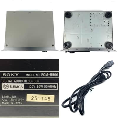 Sony PCM-R500 DAT Digital Audio Recorder 1990s - Gray　TGHM image 9