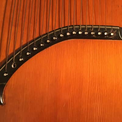 RARE Vintage Weymann Harp Guitar One of a kind(?) Rosewood and Spruce image 8