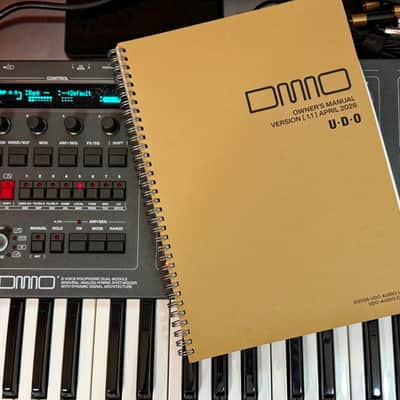 UDO DMNO 8-voice Polyphonic Hybrid Keyboard Synthesizer - Black image 9